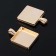 Frame with a setting A3231, site 20 × 20 mm, color gold