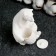 Figure "Bear White with a barrel" 12.3cm