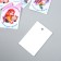 Cardboard "Beautiful Lady" set 10 pcs (5 types) 4x6 cm
