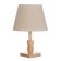 Eln table lamp E27 40W light wood 19.5x19.5x38 cm Risalux