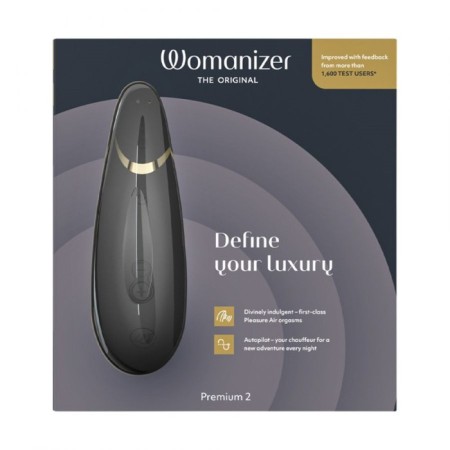 Contactless clitoral stimulator Womanizer Premium 2, black-4