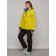 Ski suit female, size 50, yellow color