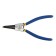 The puller of the external locking rings of the tundra, straight lips on the squeeze, 170 mm