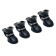 Rubber boots "All-terrain vehicle", set of 4 pcs., Rr. S (sole 4 x 3 cm), black