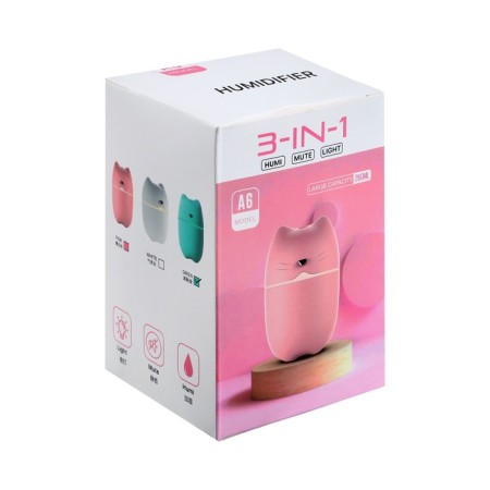 Moisturizer HM-17 "ears", ultrasound, 0.26 l, 2 W, backlight, USB (in comp-there)-8