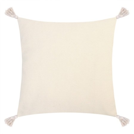 Decorative pillowcase "Ethel" BOHO, 45x45 cm, milk color, 100% cotton-3