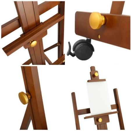 Molbert Floor Studio Gamma "Old Master", 54.5 x 61 x 135 (230) cm, BUI-7