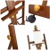 Molbert Floor Studio Gamma "Old Master", 54.5 x 61 x 135 (230) cm, BUI