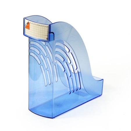 Vertical tray "uni-95" transparent blue