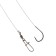Feeder equipment X-Feeder asymmetric loop, 0.30 mm, carbine No. 6, hook No. 8, 80 g