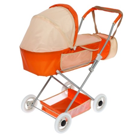 Puppet stroller No. 4, Orange color with beige-1