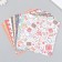 A set of scrapbooking paper 12 sheets 12 designs "School weekdays" 160 grams 15.2x15.2 cm
