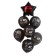 Bouquet of balls “C DR”, for a man, latex, foil, set 7 pcs.