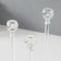 Summary metal, acrylic "quadria" d = 2.2 cm, set 3 pcs h = 24.5 cm, 22 cm, 20.5 cm
