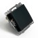 2-clavy switch (mechanism), 250V, 10A, Stekker series Katrin, Black, GLS10-7107-05 1022443