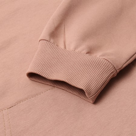 Sweatshirt for girls comb, beige color, height 140-2