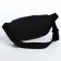 Board waist with lacing, black color
