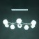 Lamp with PDU "Inter" 8xLED 40W white 84x52x18-118 cm