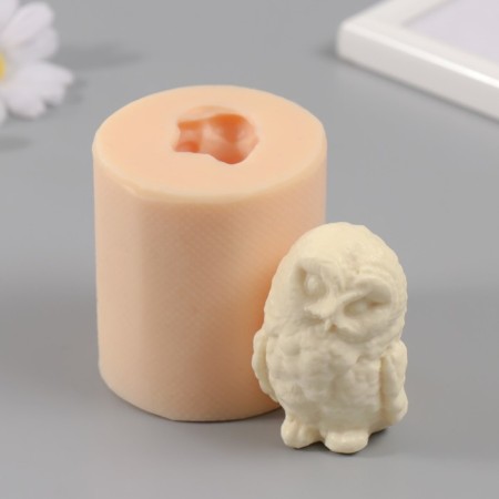 Silicone Mold "Owl" 4,5x4x7 cm mix