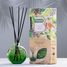 Diffusor for home, aromatic perfume, flavor with sticks, Breesal. Aromatherapy, 70 ml, vital energy