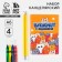 Set: notebook A6, pencils (2 pcs.) And wax crayons (4 pcs.) "For those who have paws"