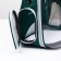 A backpack for carrying animals "cat", transparent, 34 x 25 x 40 cm, green