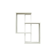 Wounding wall loft DQ Damels, 700*186*892, m/k white, oak white chipboard