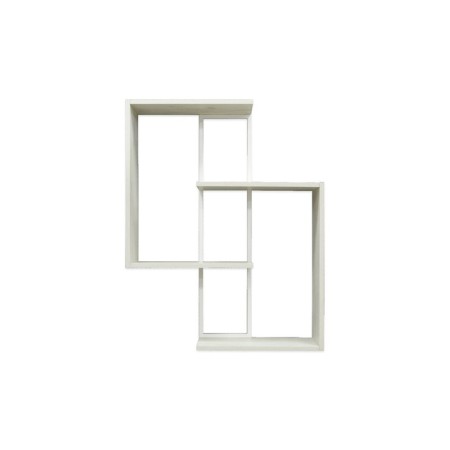 Wounding wall loft DQ Damels, 700*186*892, m/k white, oak white chipboard
