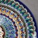 Largan Rishtan ceramics "Patterns", 31 cm, blue