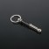 Cartage keychain, shock absorber, black