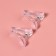 Clamps for nail extension, 2 pcs, the color is transparent