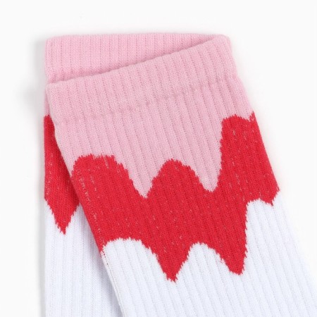 Women's socks, white color, size 36-40-2