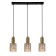 Suspended lamp 3x40W E27, size 59x11x178.5 cm