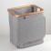A universal basket with a “minimum” lid, 45 × 35 × 49.5 cm, color gray color