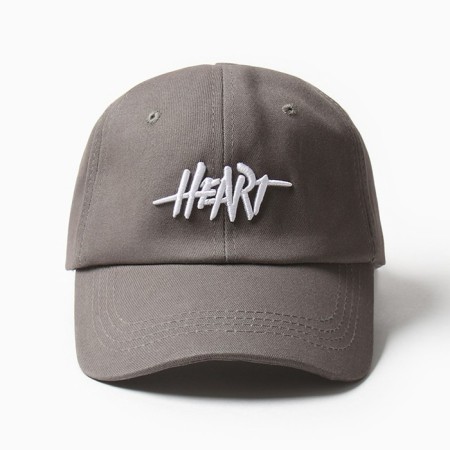 Minaku cap "Heart", gray color, size 56-58-5