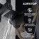The shower system Zein Z3894, pouring in the case, upper watering can D = 23 cm, manual 11.5 cm, black