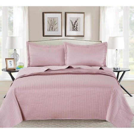 A set with a veil "Michaella", size 230x250 cm, 50x70 cm - 2 pcs, color ash rose