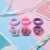 Hair gum "Bright chamomile" (set 12 pcs) mix