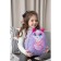 Baby backpack for a girl "Kithechka", 30x25 cm