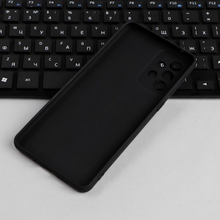 Czech for Samsung Galaxy A73, silicone, matte, black-2