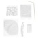 Set for experiments "Meganabar for creating slines", with your own hands, 10 figures and crystals