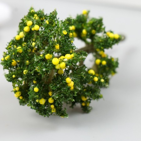 Artificial plant for creativity plastic "Lemon tree" 7 cm-2