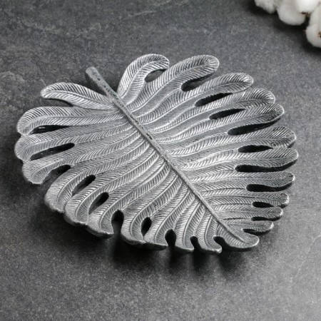 Steel stand "Palm leaf Bolshoi" steel with a postponement, 29x25cm-1