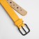 BEARD BELIDARY, width 2.2 cm, eyelets, buckle metal, yellow color