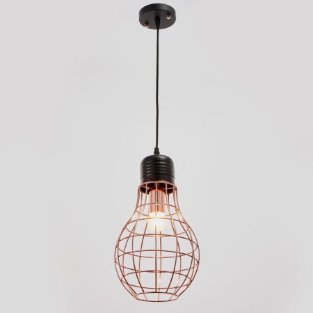 Lamp Bayerlux 34522/1 E27 40W Black-pink gold 19x19x36-136 cm