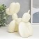 Souvenir Polystone "Air Ball - Dog with Golden Nosom" Cream 7.5x20.5x17.5 cm