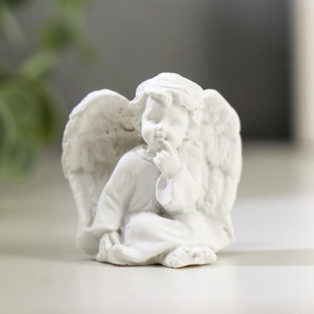 Polystone souvenir "Snowty Angel" MIX 4x4x2.5 cm-1