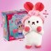 Gift set for a girl with a soft toy "Bunny Leia", accessories