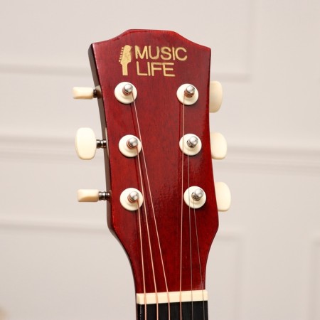 Набор гитариста Music Life ML-60A SB: гитара, чехол, струны, ремень, каподастр, тюнер-2