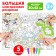 Reusable coloring "Zoo"